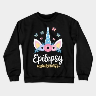 Epilepsy Awareness Crewneck Sweatshirt
